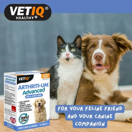Mark & Chappell suplementos y vitaminas VETIQ VETIQ ARTHRITI-UM ADVANCED