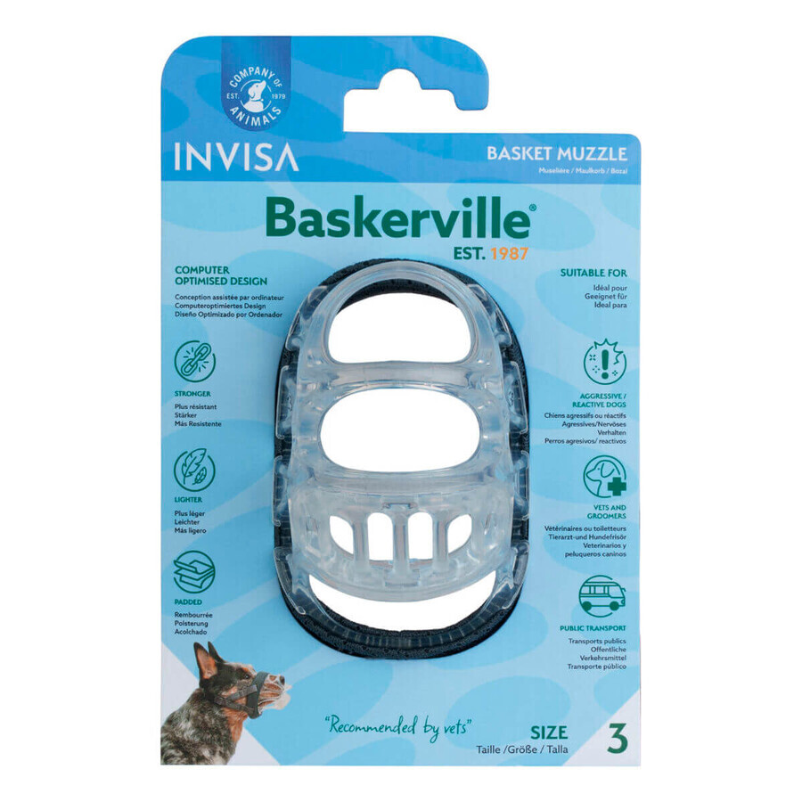 Botniță Company of Animals Transparent 3 Botniță Company of Animals Transparent 3