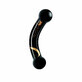 Classic Dong Secret Kisses Black &#216; 3,3 cm