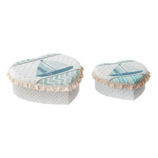 Joyero DKD Home Decor 8424001396207 Cartón Acrílico 19 x 10 x 7 cm (2 Unidades)