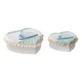 Joyero DKD Home Decor 8424001396207 Cartón Acrílico 19 x 10 x 7 cm (2 Unidades)