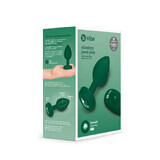 Plug anale B-Vibe Gioiello Vibrante Verde M/L