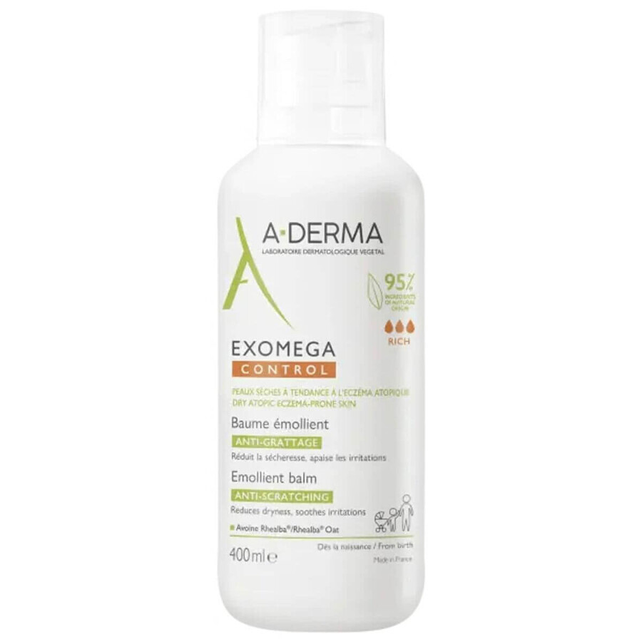 Acquista Emulsione Corpo Rilassante A-Derma Exomega Control Balsamo 400 ml Emulsione Corpo Rilassante A-Derma Exomega Control Balsamo 400 ml