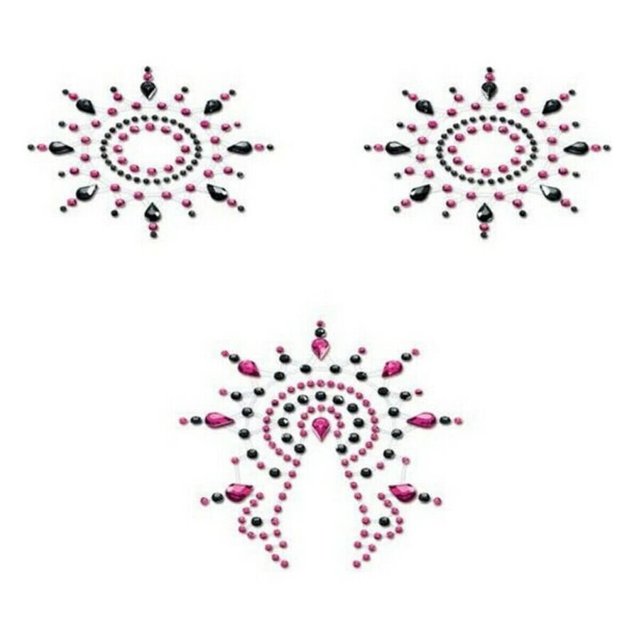 Gloria Set Zwart & Roze Mystim (3 stuks)