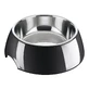 Comedero para perros Hunter Acero inoxidable Negro 350 ml (18,5 x 18,5 x 9,5 cm)