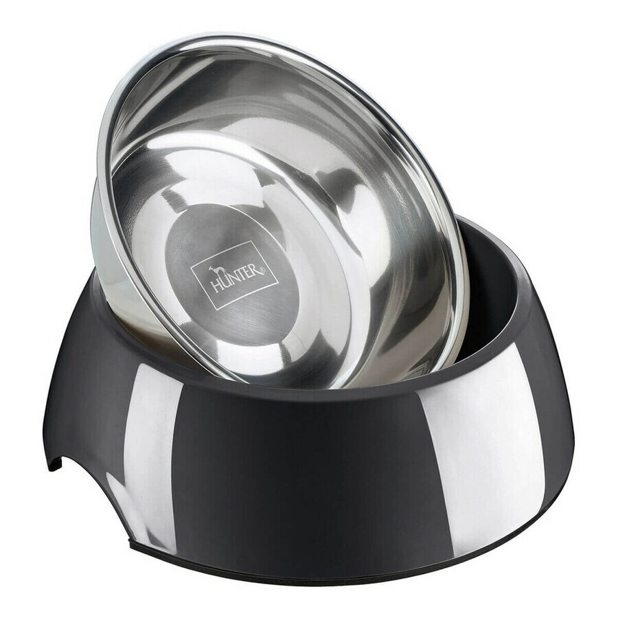 Dispozitiv de hrănire pentru câini Hunter Melamina Oțel inoxidabil Negru 350 ml (18,5 x 18,5 x 9,5 cm) Dispozitiv de hrănire pentru câini Hunter Melamina Oțel inoxidabil Negru 350 ml (18,5 x 18,5 x 9,5 cm)