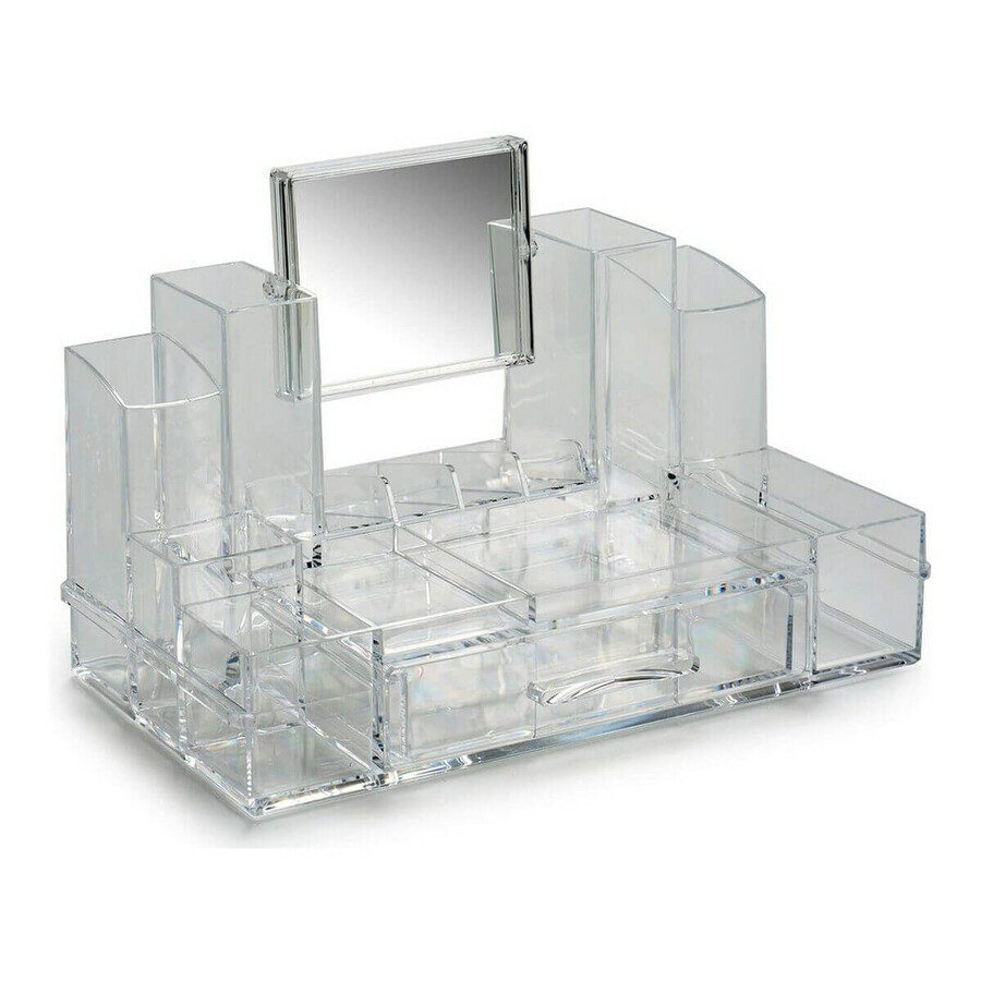 Organizer per trucchi Berilo 6221 Trasparente 15,5 x 19,5 x 30 cm