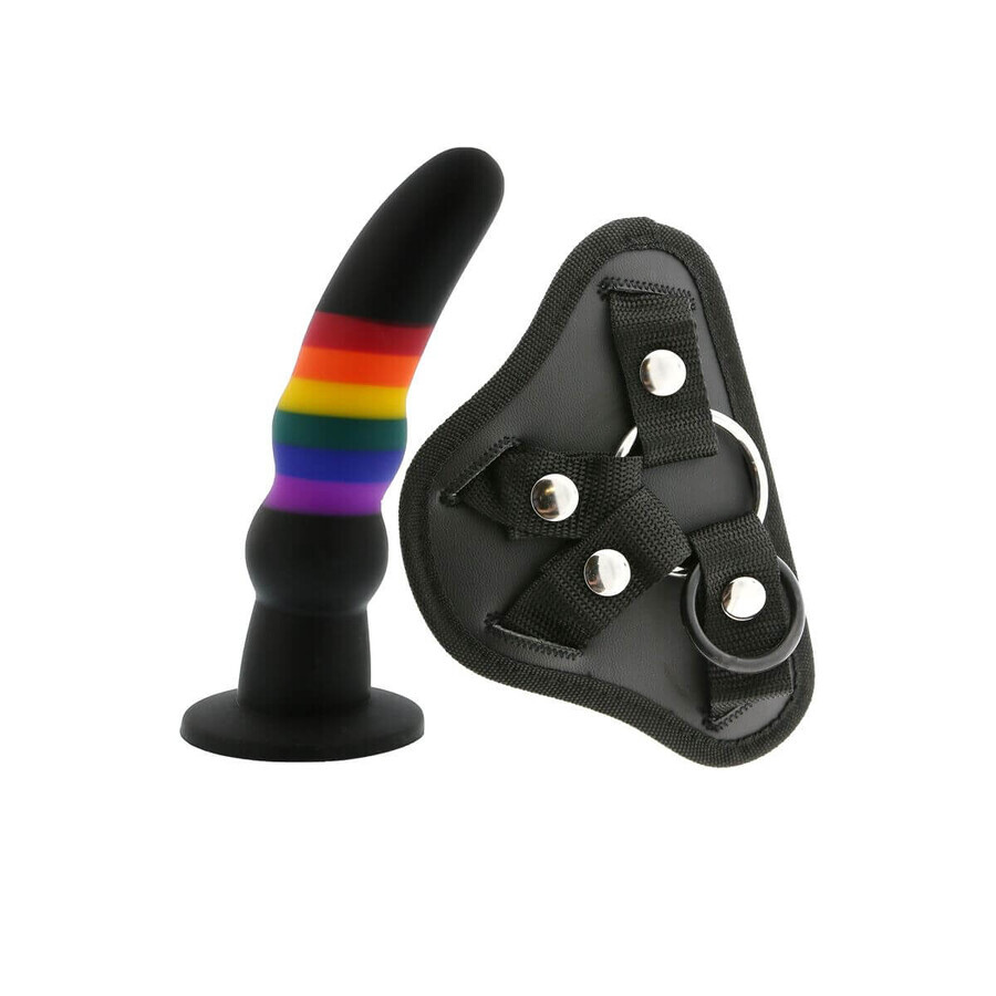 Winkel op Strap-On Dildo Dream Toys Kleurrijke Liefde Strap-On Dildo Dream Toys Kleurrijke Liefde