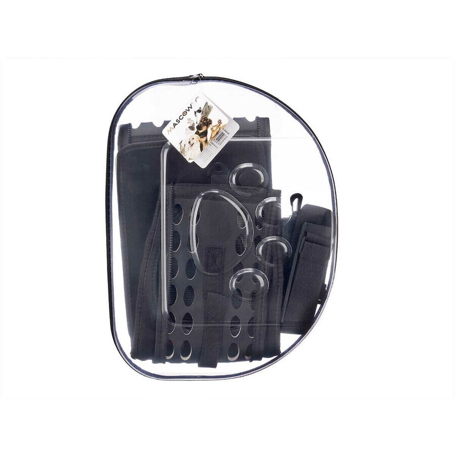 Cage de Transport Mascow 226 Noir Plastique 43 x 20 x 33 cm (4 Unités)