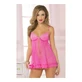 Babydoll Zeven tot middernacht Roze