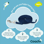 Laisse pour Chien Coachi Bleu 2,5 m Formation Laisse pour Chien Coachi Bleu 2,5 m Formation