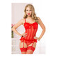 Set lenjerie intimă Seven Til Midnight Red (M - EU 38-40)