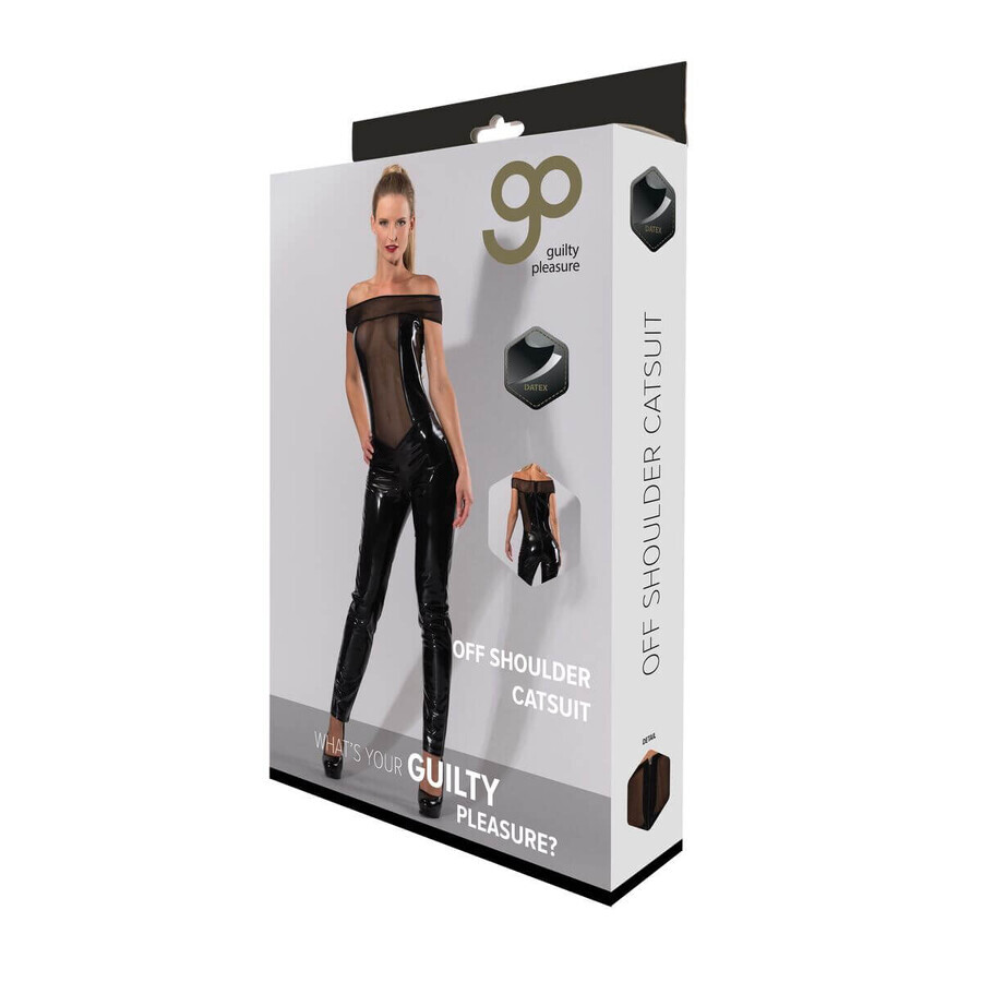 Shop Erotisches Kostüm Guilty Pleasure Catsuit Schwarz XL Erotisches Kostüm Guilty Pleasure Catsuit Schwarz XL