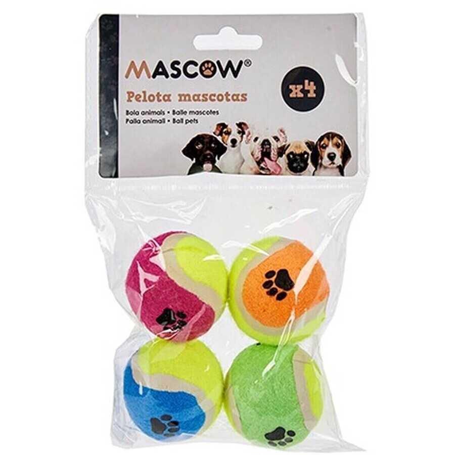 Jouet pour chien Mascow MC1010A(PHB) Multicouleur Polyéthylène polypropylène ABS Ballon Ø 4,5 cm (12 Unités) Jouet pour chien Mascow MC1010A(PHB) Multicouleur Polyéthylène polypropylène ABS Ballon Ø 4,5 cm (12 Unités)