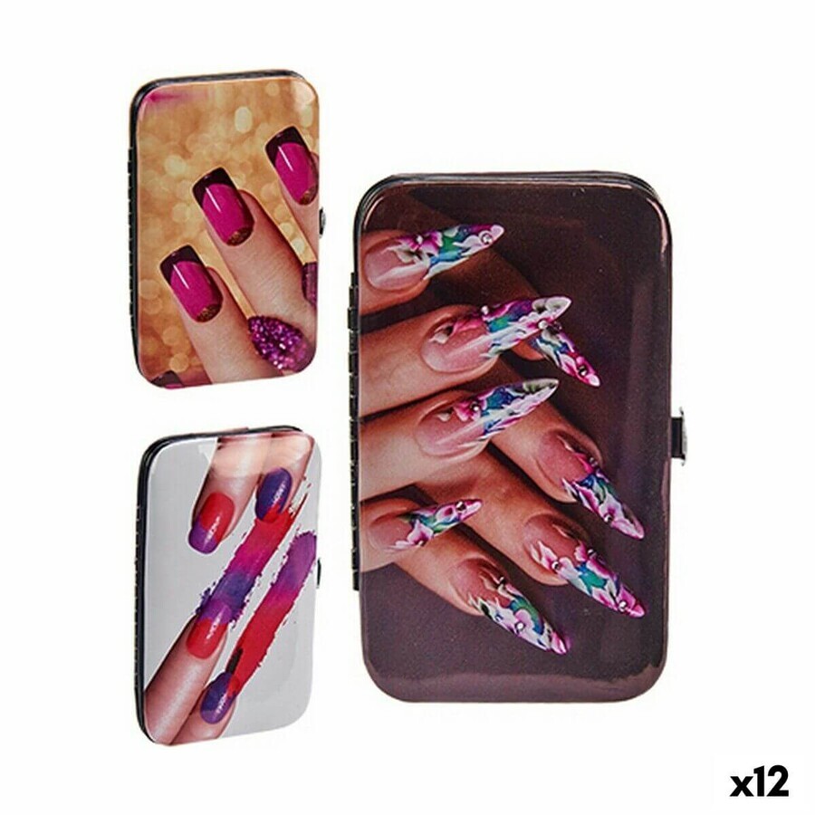 Buy Manicure Set Plastic Nails (12 Units) Manicure Set Plastic Nails (12 Units)
