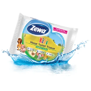 Kids wet toilet paper, 42 pcs, Zewa