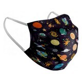 Masque hygiénique réutilisable en tissu Espace enfants