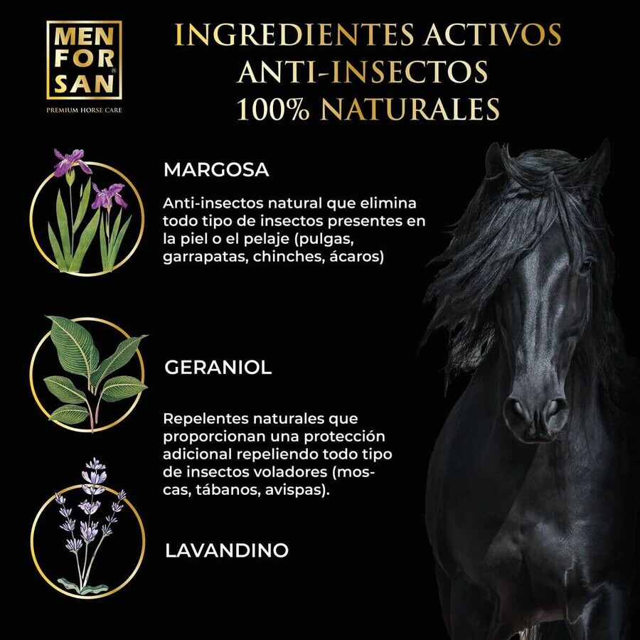 Paarden Shampoo Menforsan herbal 1 L Insectenafweermiddel Paarden Shampoo Menforsan herbal 1 L Insectenafweermiddel