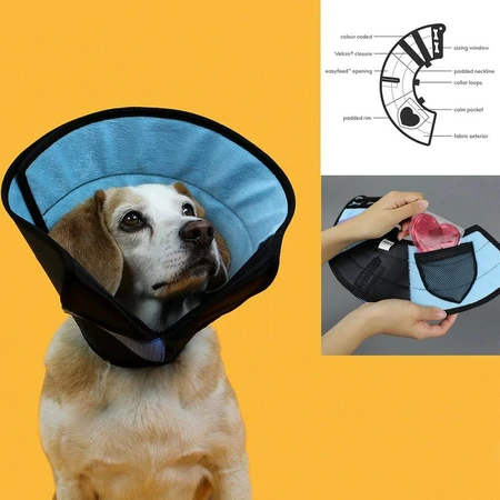 Collar isabelino para perros KVP Calmer Multicolor (42-51 cm)