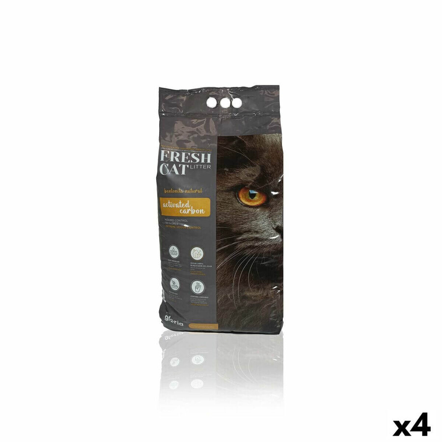 Boutique Litière pour chat Gloria Premium Active charcoal 5 kg 4 unités Litière pour chat Gloria Premium Active charcoal 5 kg 4 unités