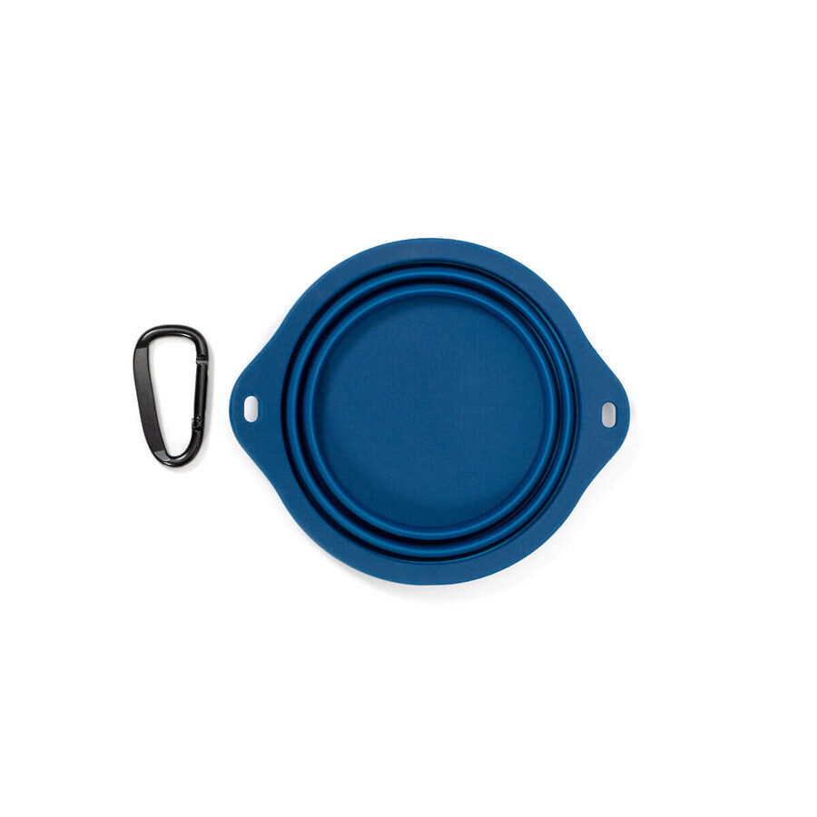 Folding Pet Bowl Gloria Blue Silicone Aluminium 550 ml Folding Pet Bowl Gloria Blue Silicone Aluminium 550 ml