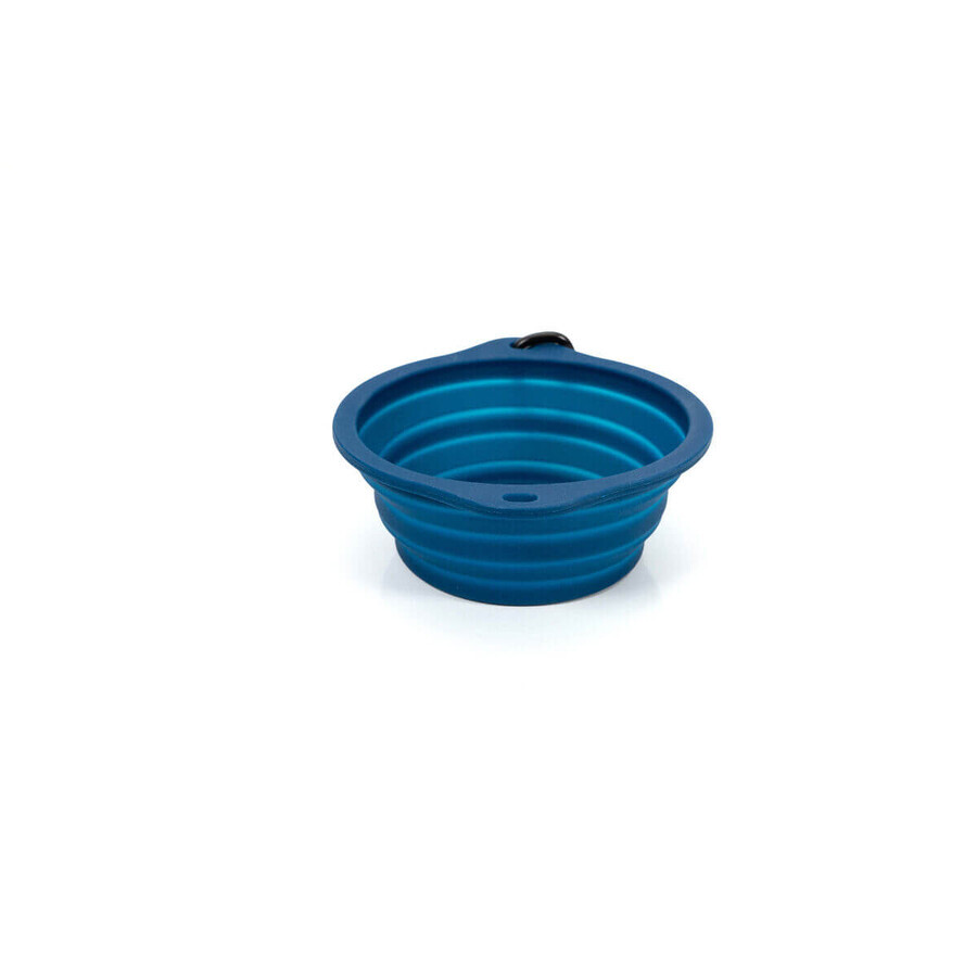 Folding Pet Bowl Gloria Blue Silicone Aluminium 550 ml Folding Pet Bowl Gloria Blue Silicone Aluminium 550 ml