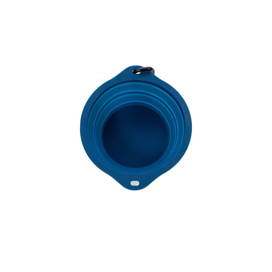 Folding Pet Bowl Gloria Blue Silicone Aluminium 550 ml Folding Pet Bowl Gloria Blue Silicone Aluminium 550 ml