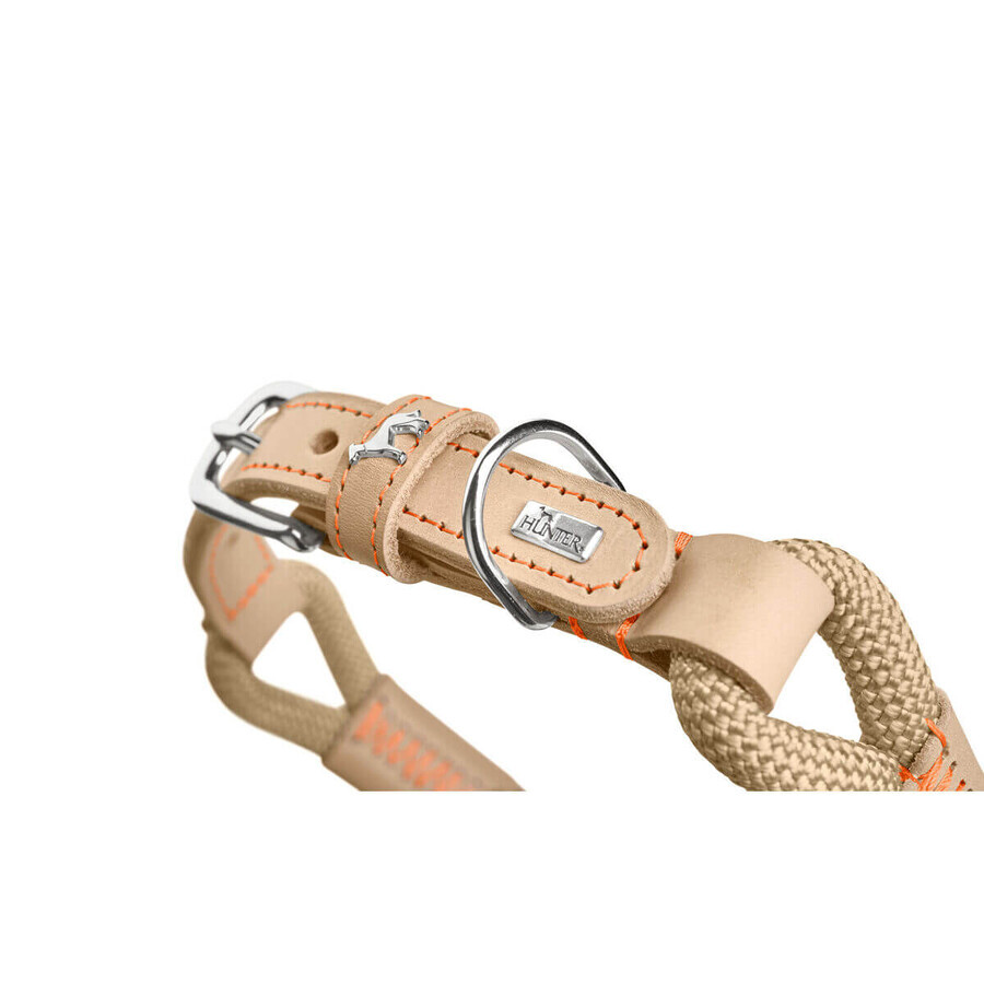 Hondenhalsband Hunter Malia Beige M/L 45-54 cm Hondenhalsband Hunter Malia Beige M/L 45-54 cm