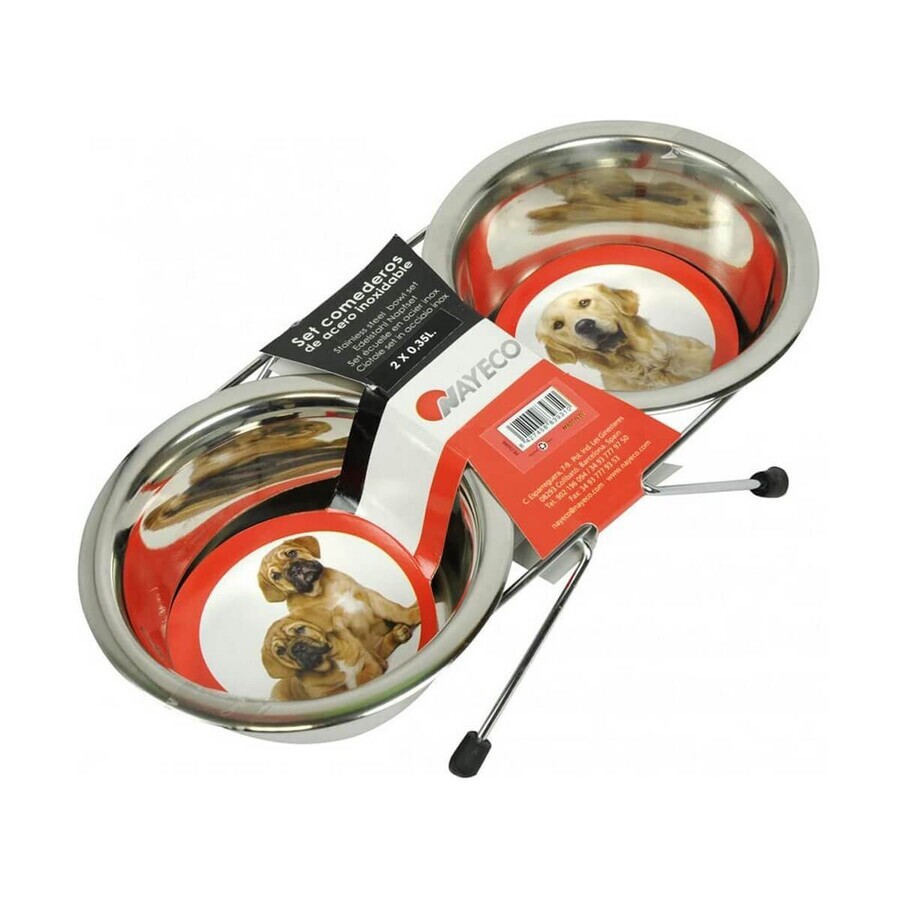 Shop Hundefutter Nayeco Edelstahl 2 x 350 ml Hundefutter Nayeco Edelstahl 2 x 350 ml