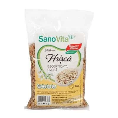 Raw shelled buckwheat, 200 g, Sanovita