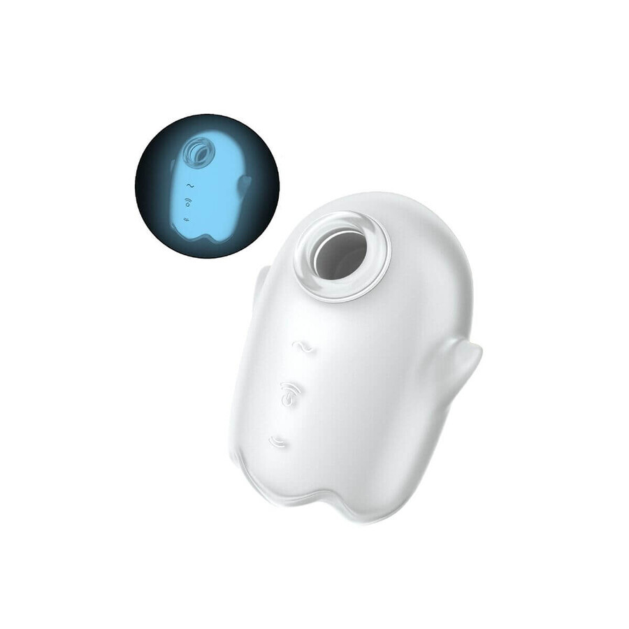 Winkel op Clitoris Zuigstimulator Satisfyer Gloeiend Spook Wit Clitoris Zuigstimulator Satisfyer Gloeiend Spook Wit