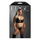 Underwear Set Fantasy Lingerie Black (Queen size)