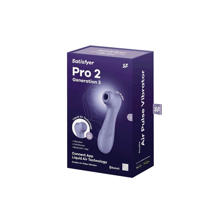 Buy Clitoris Suction Stimulator Satisfyer PRO 2 GENERATION 3 Purple Clitoris Suction Stimulator Satisfyer PRO 2 GENERATION 3 Purple