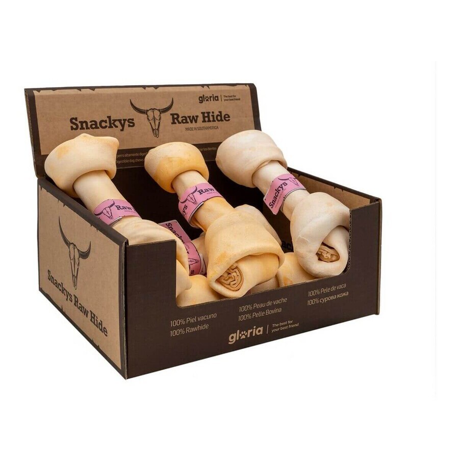 Snack voor honden Gloria Snackys Rawhide 20-23 cm Snack voor honden Gloria Snackys Rawhide 20-23 cm