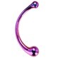 Classic Dong Dream Toys Glamour Glass Multicolour &#216; 3,5 cm