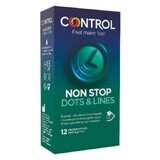 Préservatifs Non Stop Dots & Lines Control (12 pièces)
