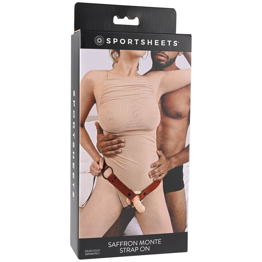 Kinky Pinky Cuffs met Tethers Sportsheets Saffraan Rug