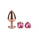 Bouchon anal Dream Toys Gleaming Love Golden