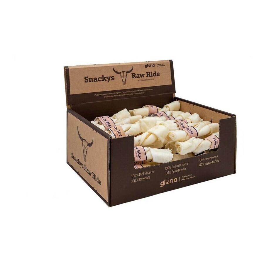 Snack voor honden Twin Stick Gloria Snackys Rawhide 1,8 x 12,5 cm 45 Stuks Snack voor honden Twin Stick Gloria Snackys Rawhide 1,8 x 12,5 cm 45 Stuks
