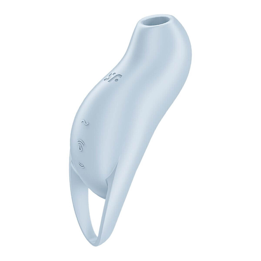 Stimulator de aspirație pentru clitoris Satisfyer albastru