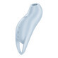 Stimulator de aspirație pentru clitoris Satisfyer albastru