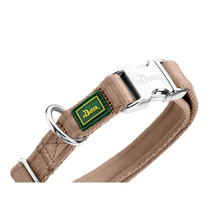 Hondenhalsband Hunter Inari Beige M 30-45 cm