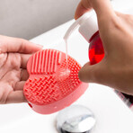 Make-up-Pinsel-Reiniger Heart InnovaGoods Make-up-Pinsel-Reiniger Heart InnovaGoods
