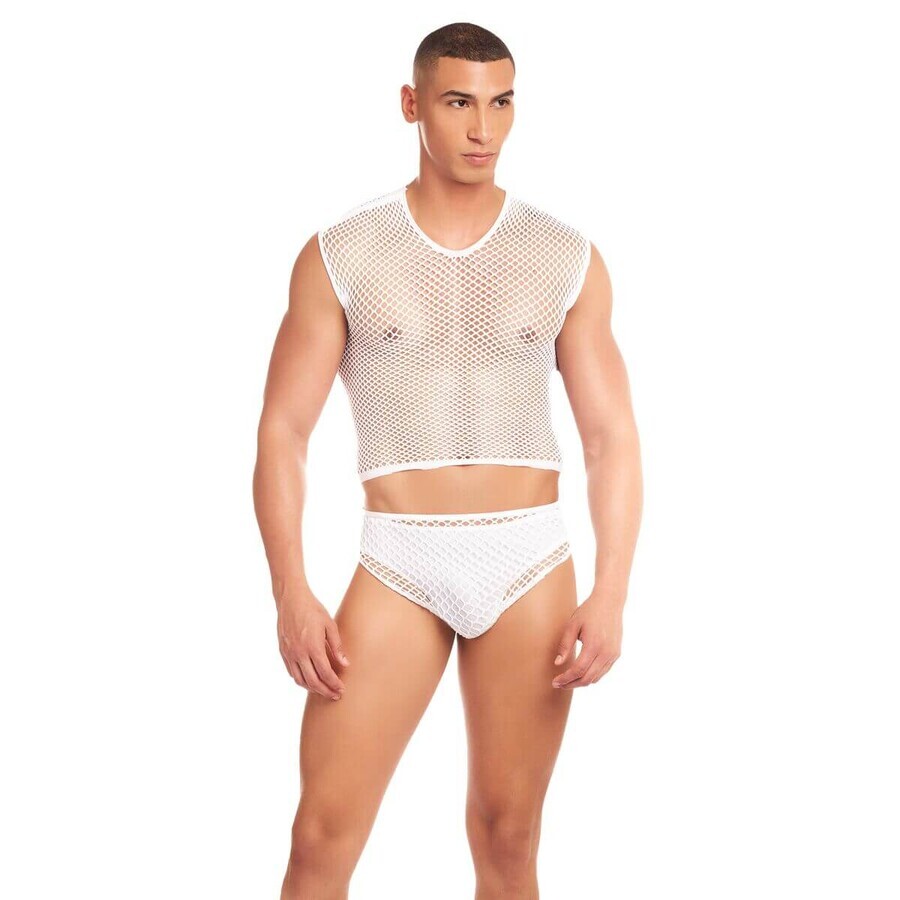 Acquista Set intimo Rainbow Party Bianco S/M Set intimo Rainbow Party Bianco S/M