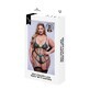 Ensemble de sous-v&#234;tements Baci Lingerie Lace Teddy Green (Queen)