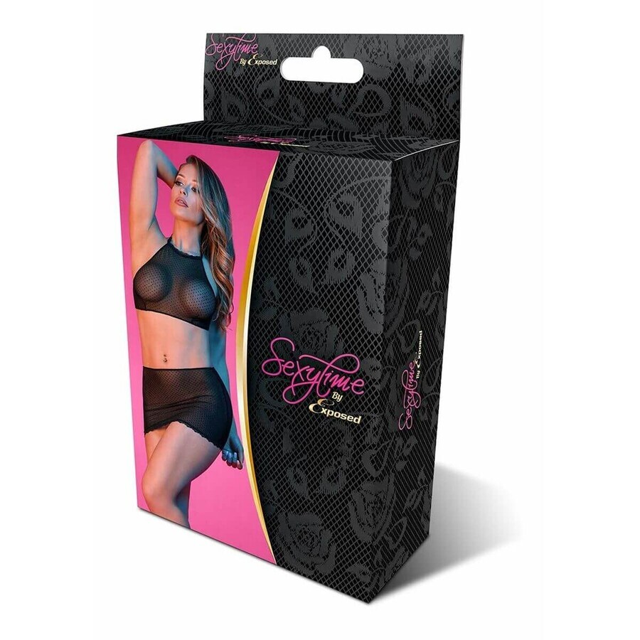 Acquista Set di biancheria intima esposta nera (S/M) Set di biancheria intima esposta nera (S/M)