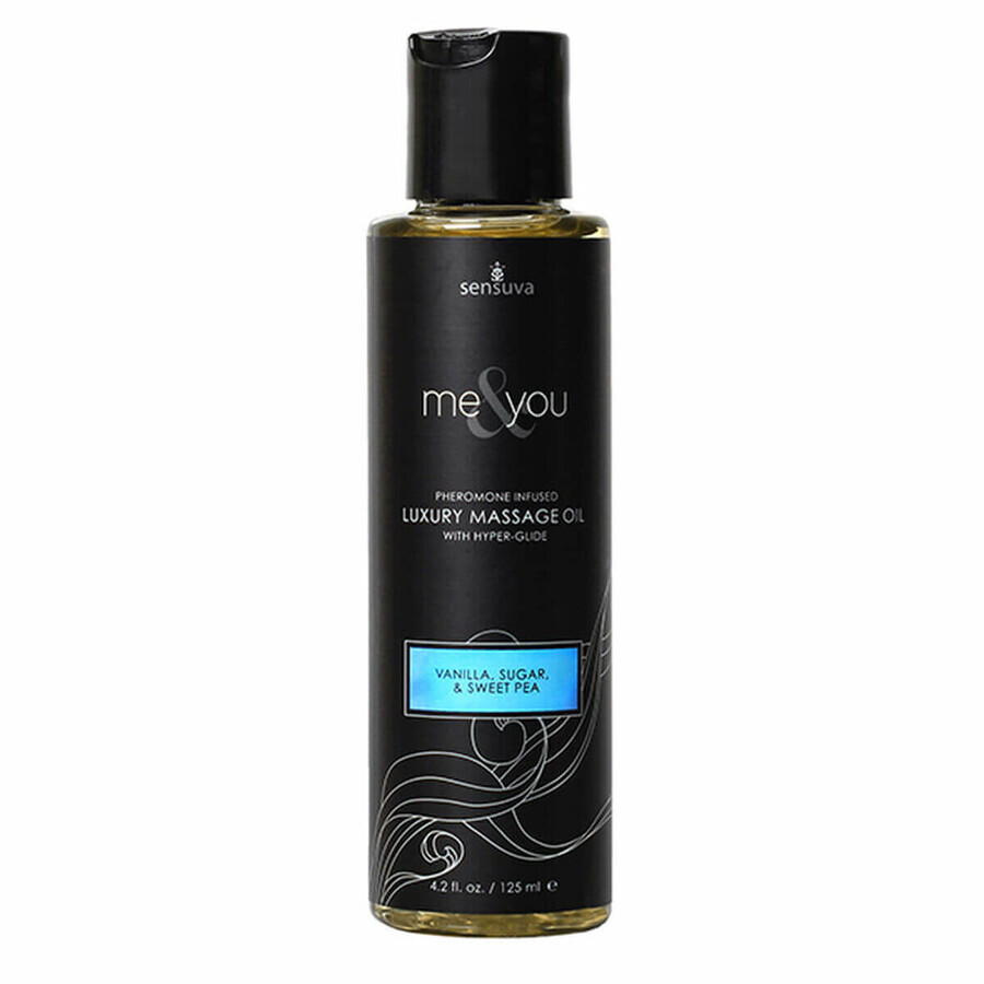 Erotic Massage Oil Me & You Sensuva Sweet Pea 125 ml