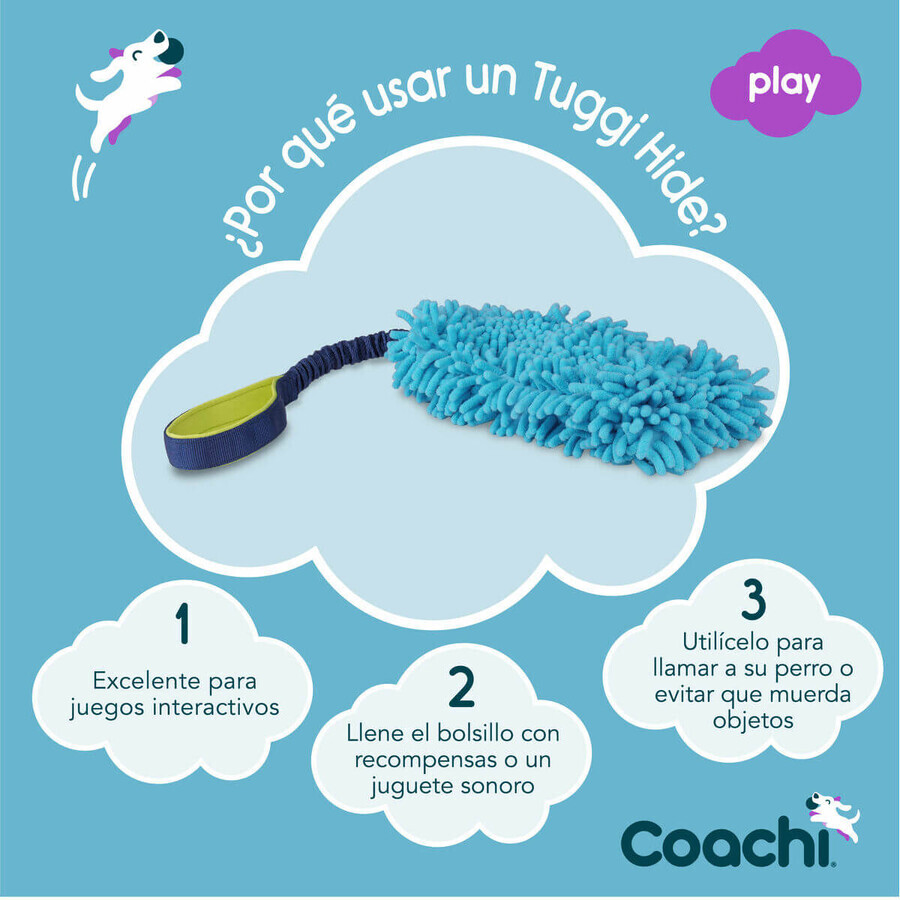 Giocattolo da allenamento Coachi TUGGI HIDE Azzurro Giocattolo da allenamento Coachi TUGGI HIDE Azzurro