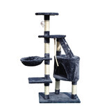 Ansamblu de joacă pentru pisici Gloria Sinu Gri 7,5 cm 55 x 40 x 120 cm