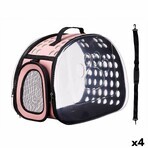Cage de Transport Mascow 228 Rose Plastique 43 x 20 x 33 cm (4 Unités)